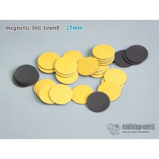 Magnetfolien 25mm Rund (32)