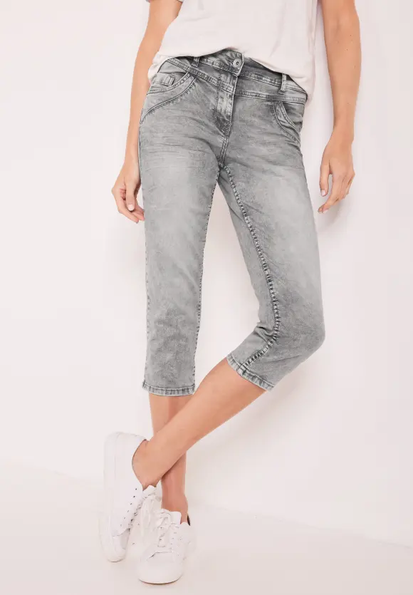 CECIL Loose Fit Jeans in 3/4-Länge