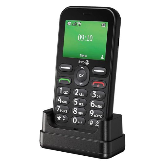 DORO Leva E10s 4G Telefon dla Seniorów Czarny