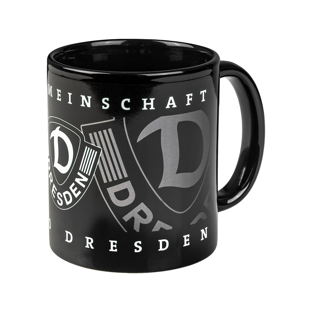 Kaffeetasse SGD schwarz-weiß