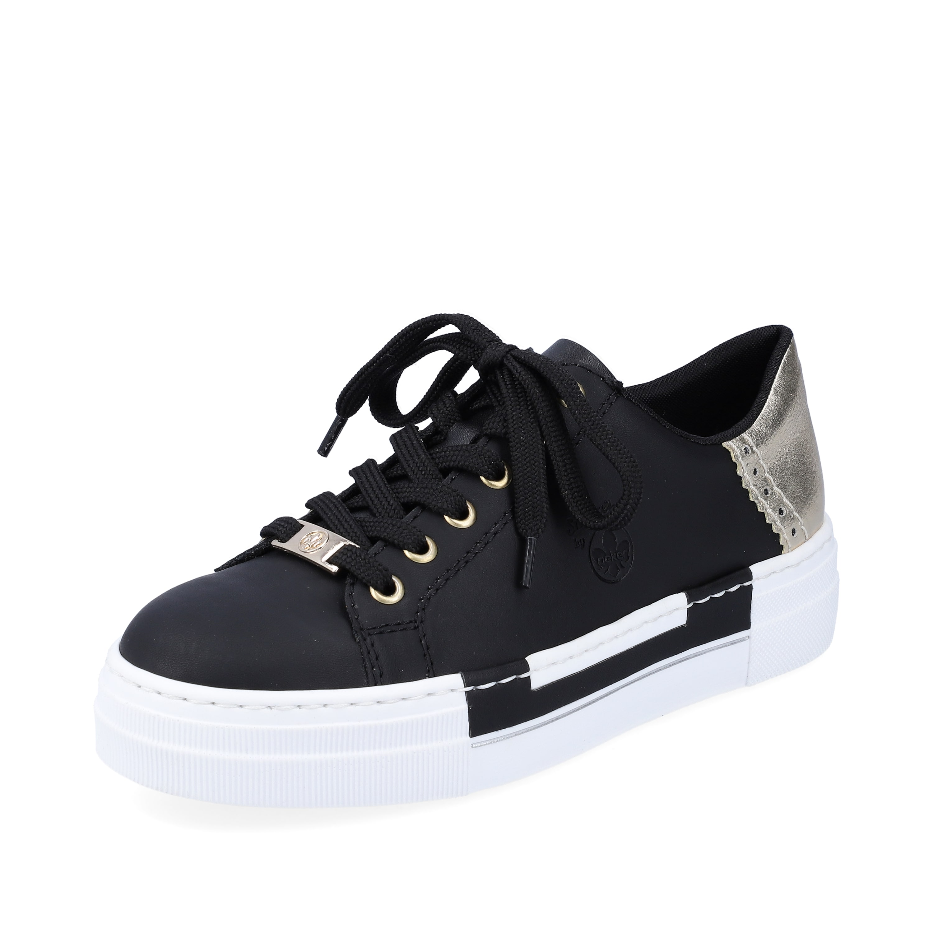 Rieker Damen Sneaker Low graphitschwarz