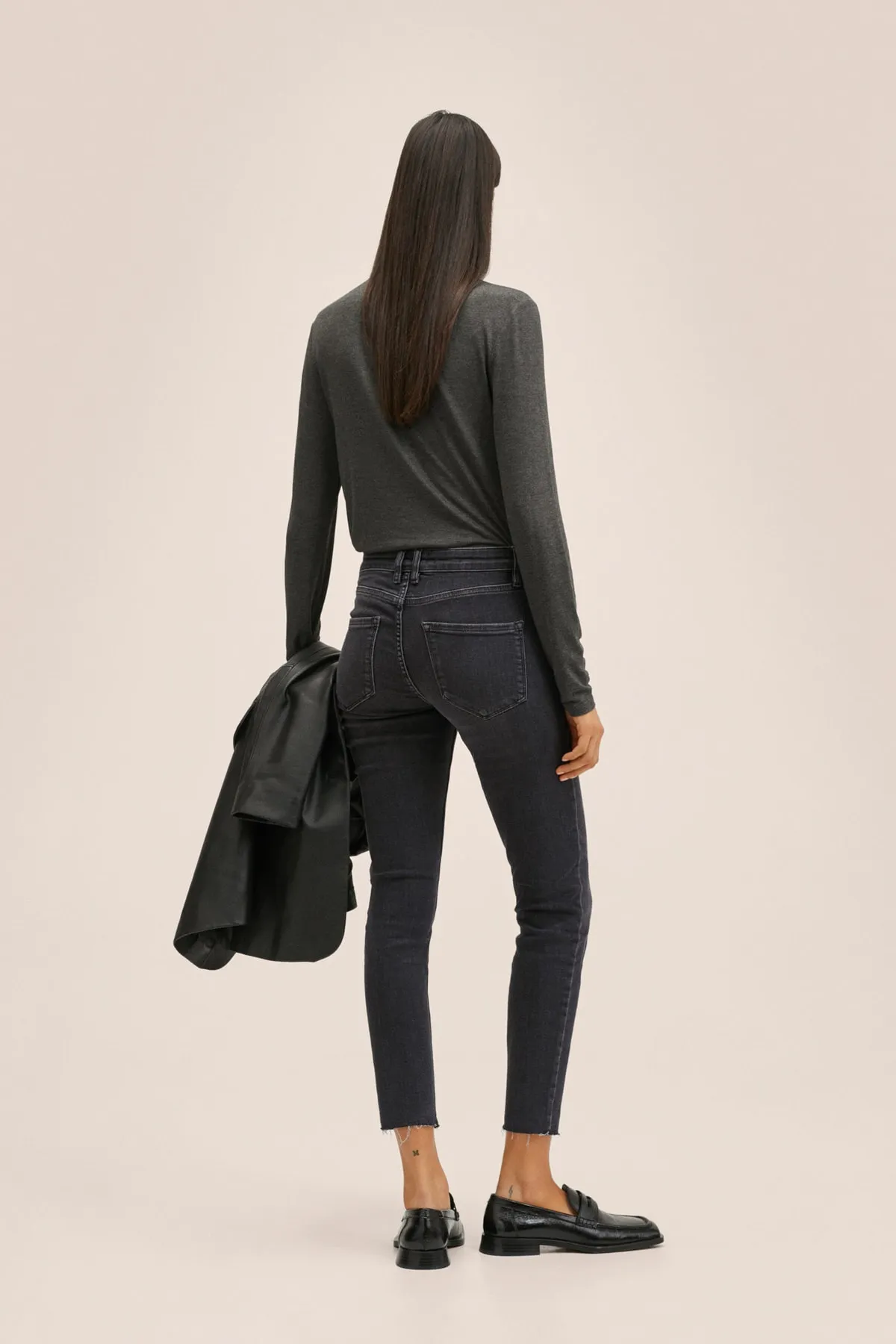 MANGO  Jeans - Grau - Skinny