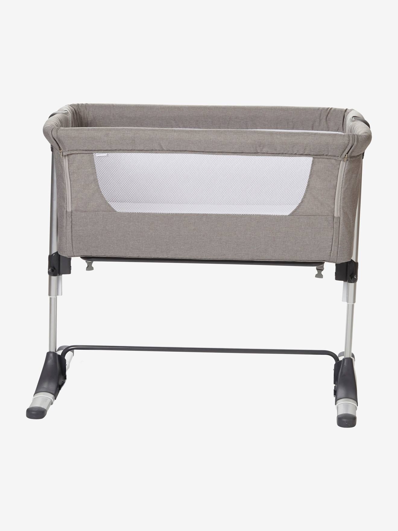 Vertbaudet 2-in-1 Baby Beistellbett/Wiege NEST'BED - grau