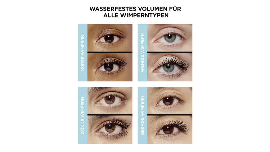 L'ORÉAL PARIS Mascara Air Volume Mega wasserfest 7.9 ml Mega Black