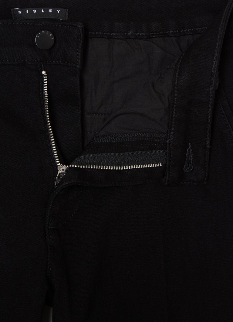 Τζιν Benetton slim fit με σκούρο πλύσιμο και ψηλόμεσο τελείωμα