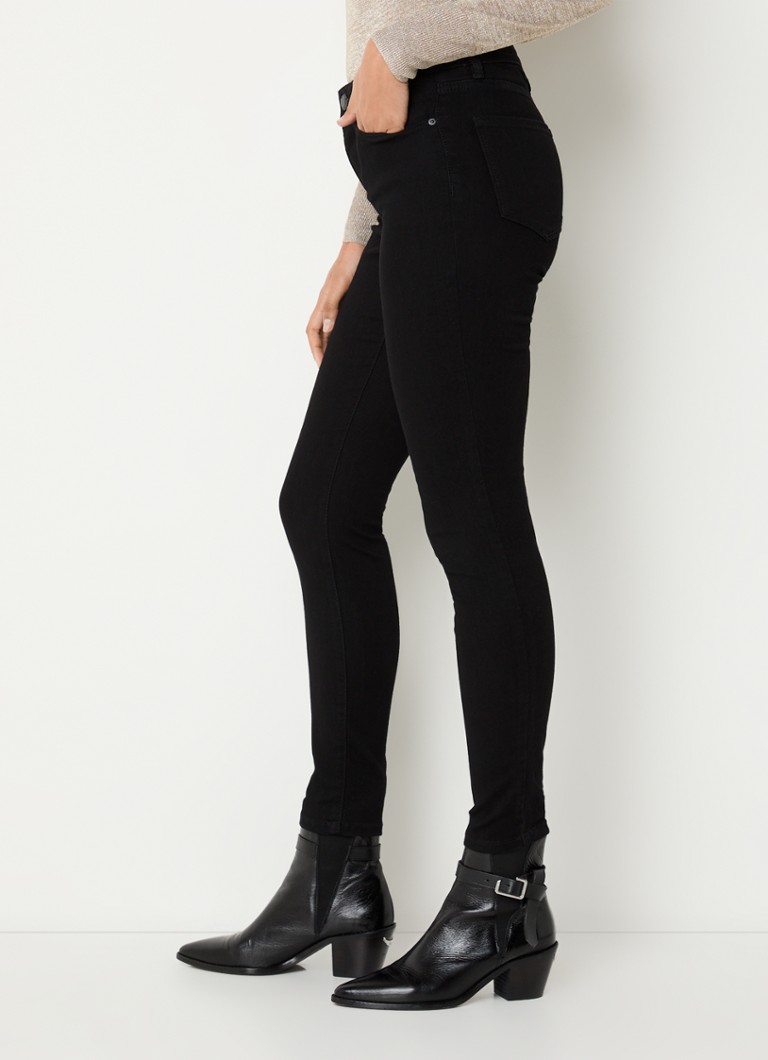 Calça jeans skinny de cintura alta OPUS Elma com lavagem colorida