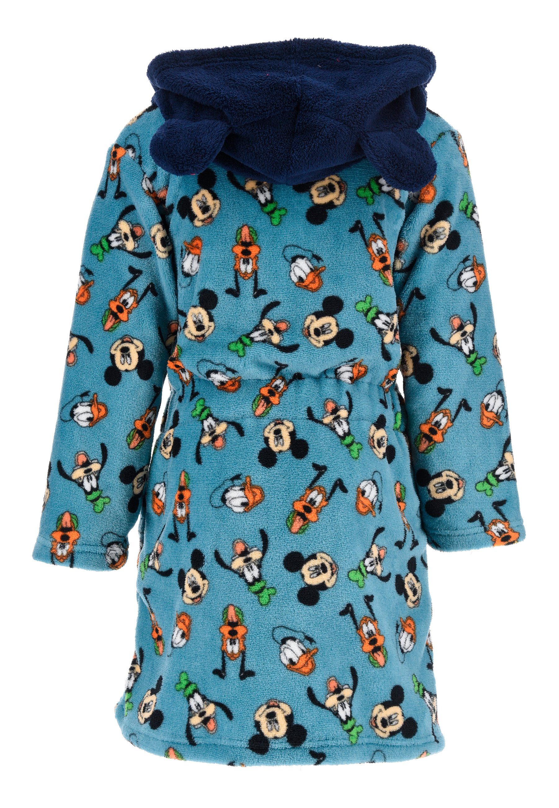 Mickey Mouse Kinderbademantel Jungen Kinder-Bademantel Morgenmantel