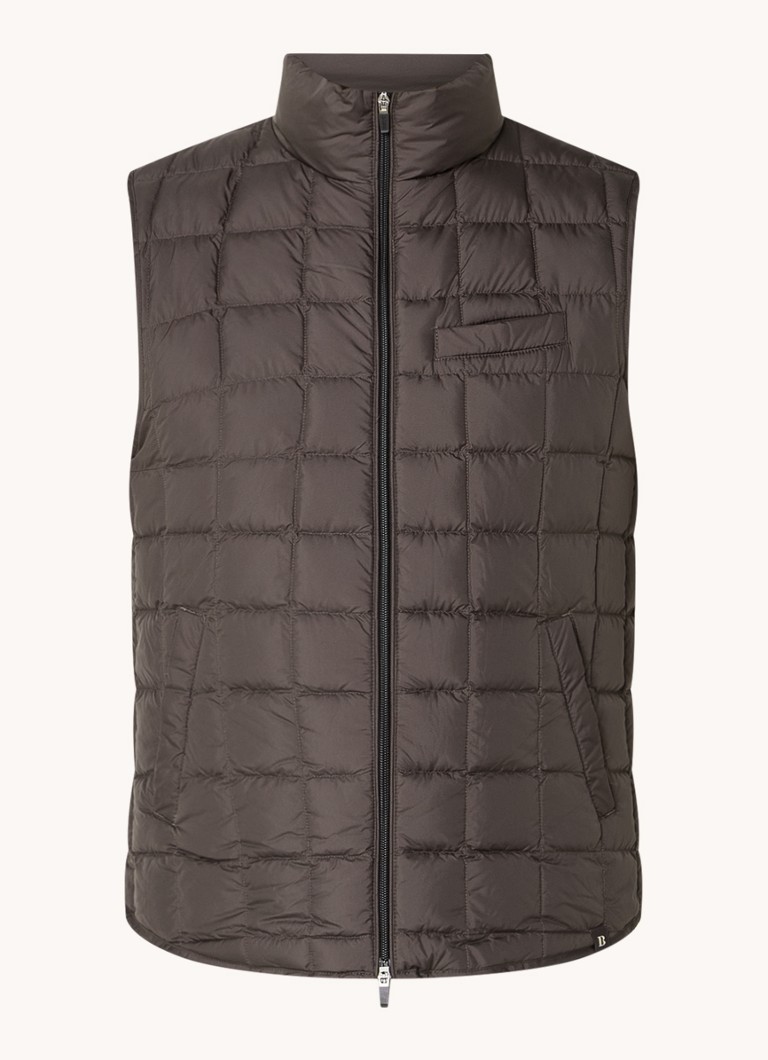 Gilet trapuntato Boggi Milano con imbottitura in piuma e tasche laterali