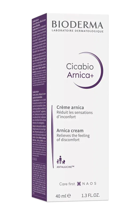 Bioderma Cicabio Arnica+ regeneruojamasis kremas nuo mėlynių ir sumušimų