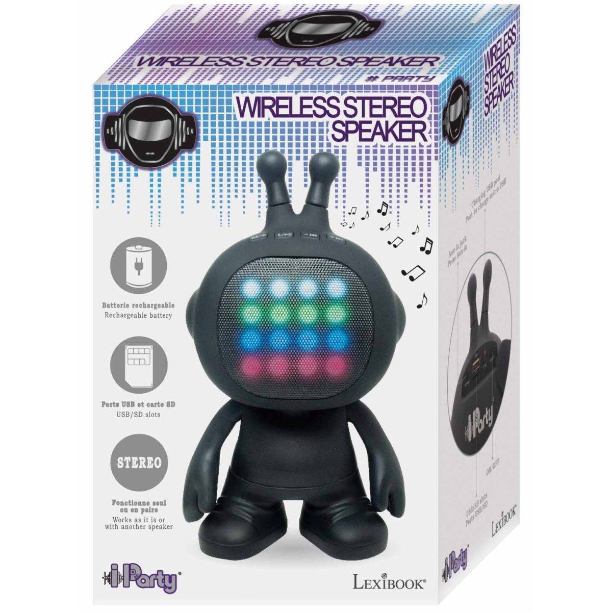 Lexibook® Roboter Lautsprecher mit Lichtern CD-Player
