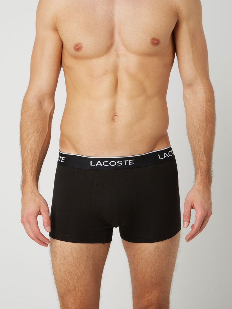 Trunks mit Label-Details im 3er-Pack in schwarz