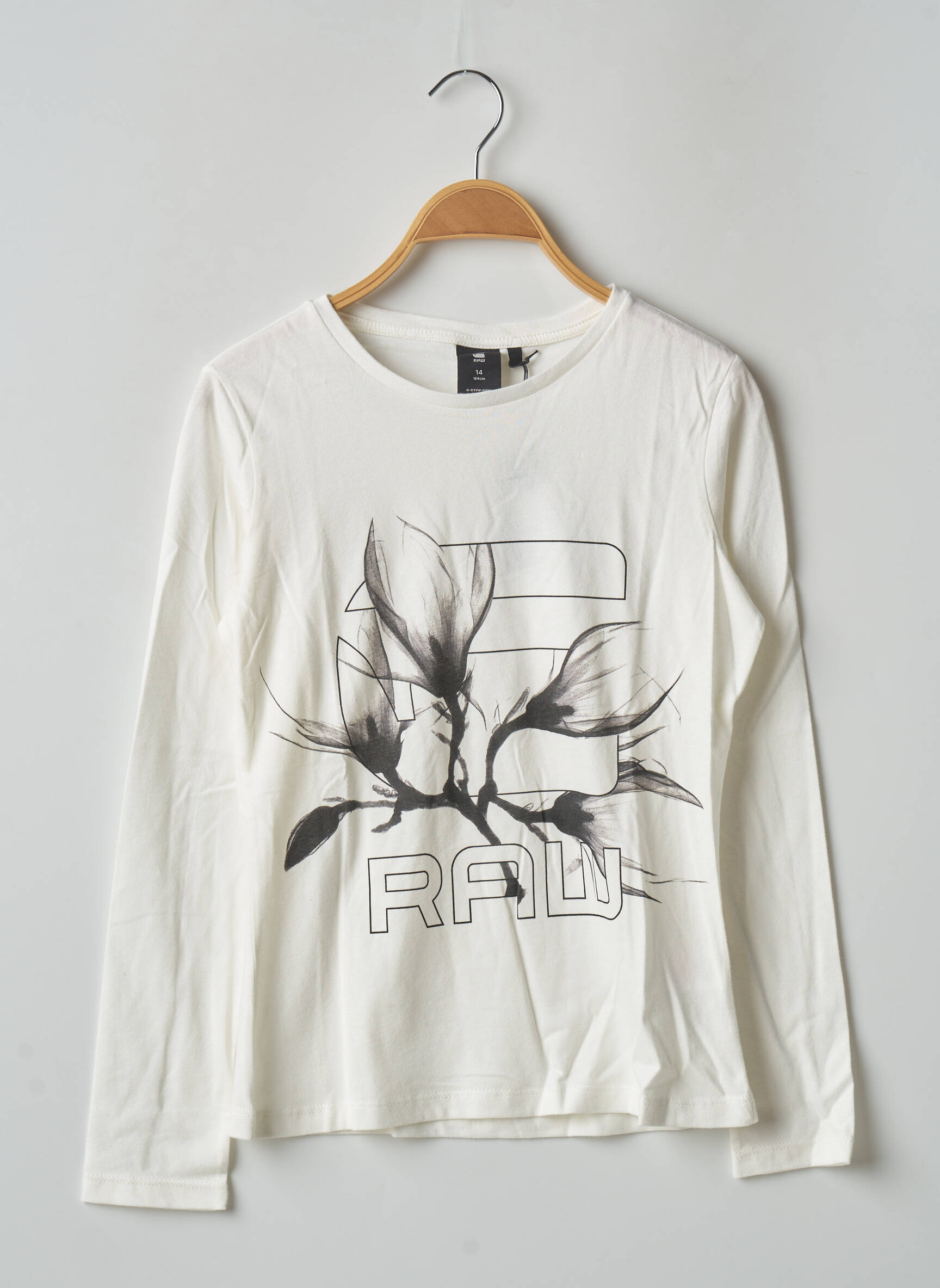 G Star Tshirts Fille couleur gris