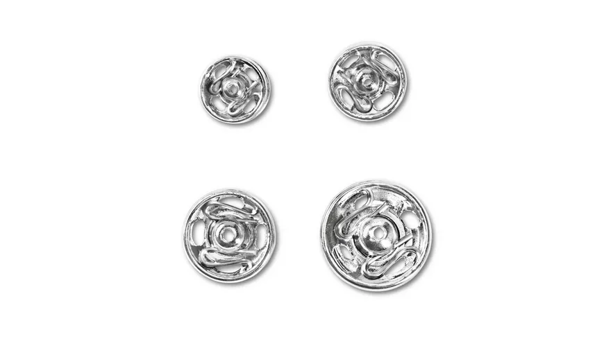 Prym Annähdruckknöpfe 6-11 mm silber