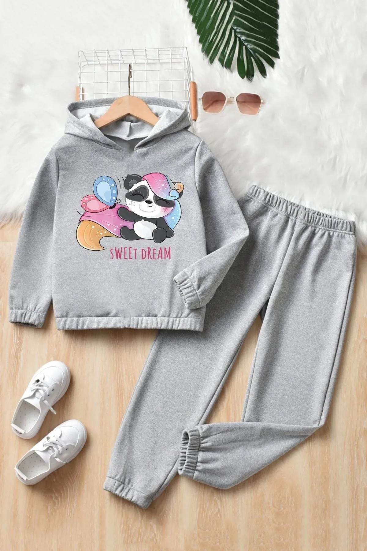uyguntarz  Kinder-Trainingsanzug-Set „Sweet Dream Panda“.