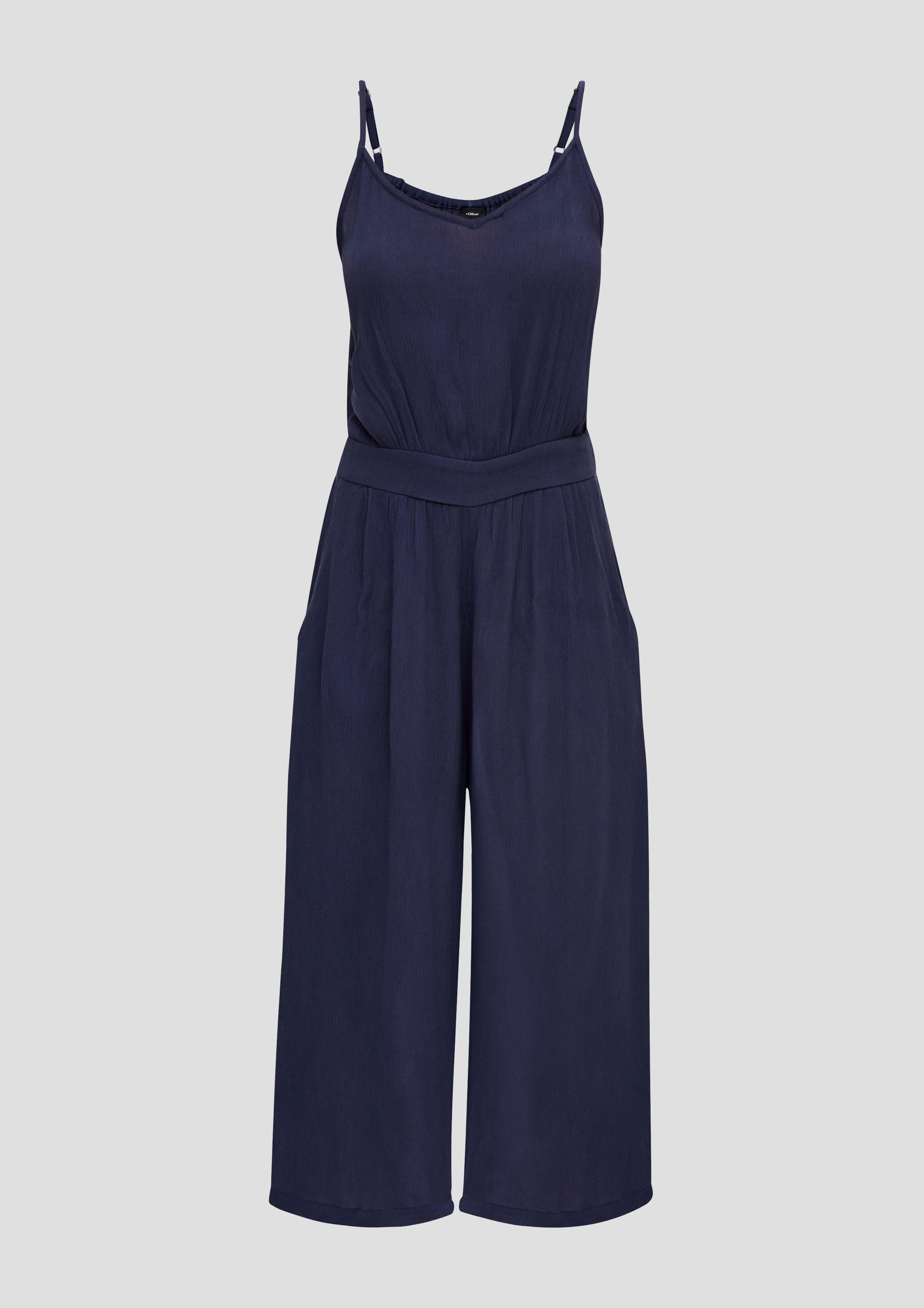 Wide Leg Strand-Jumpsuit aus reiner Viskose  6009047-5700
