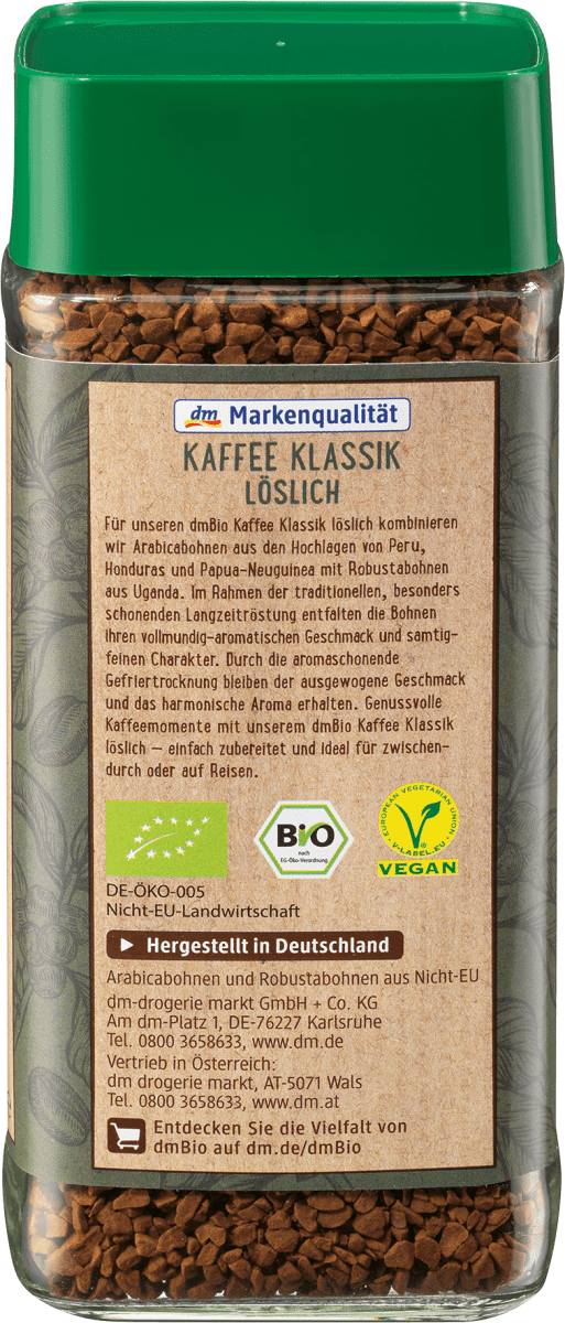 Kaffee Klassik löslich, 100 g