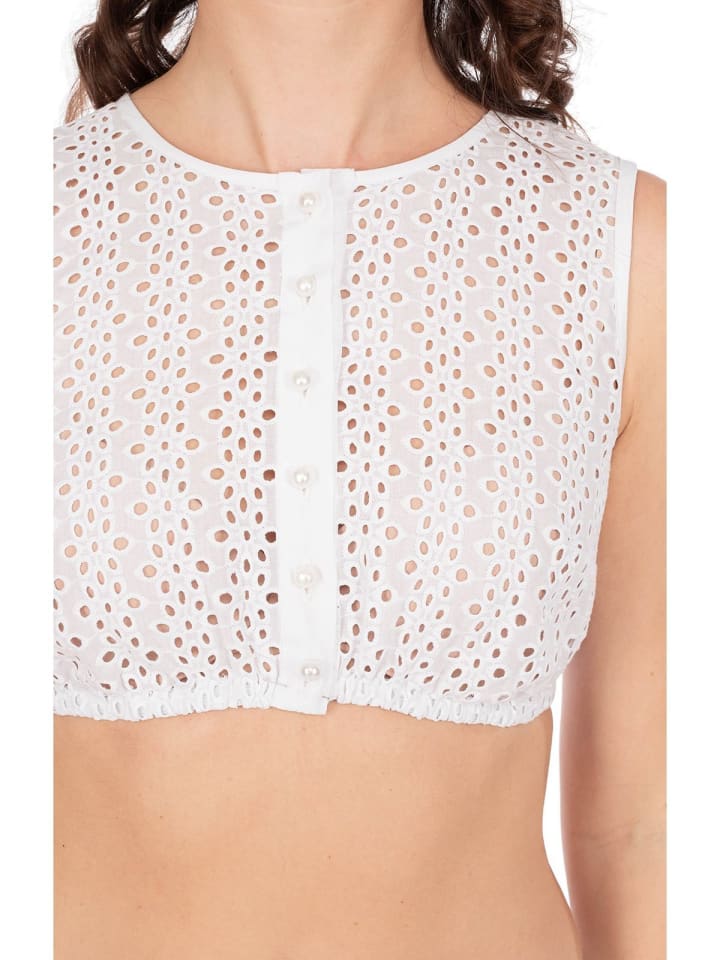 MarJo Dirndlbluse HANNELI-DALI in weiß günstig kaufen