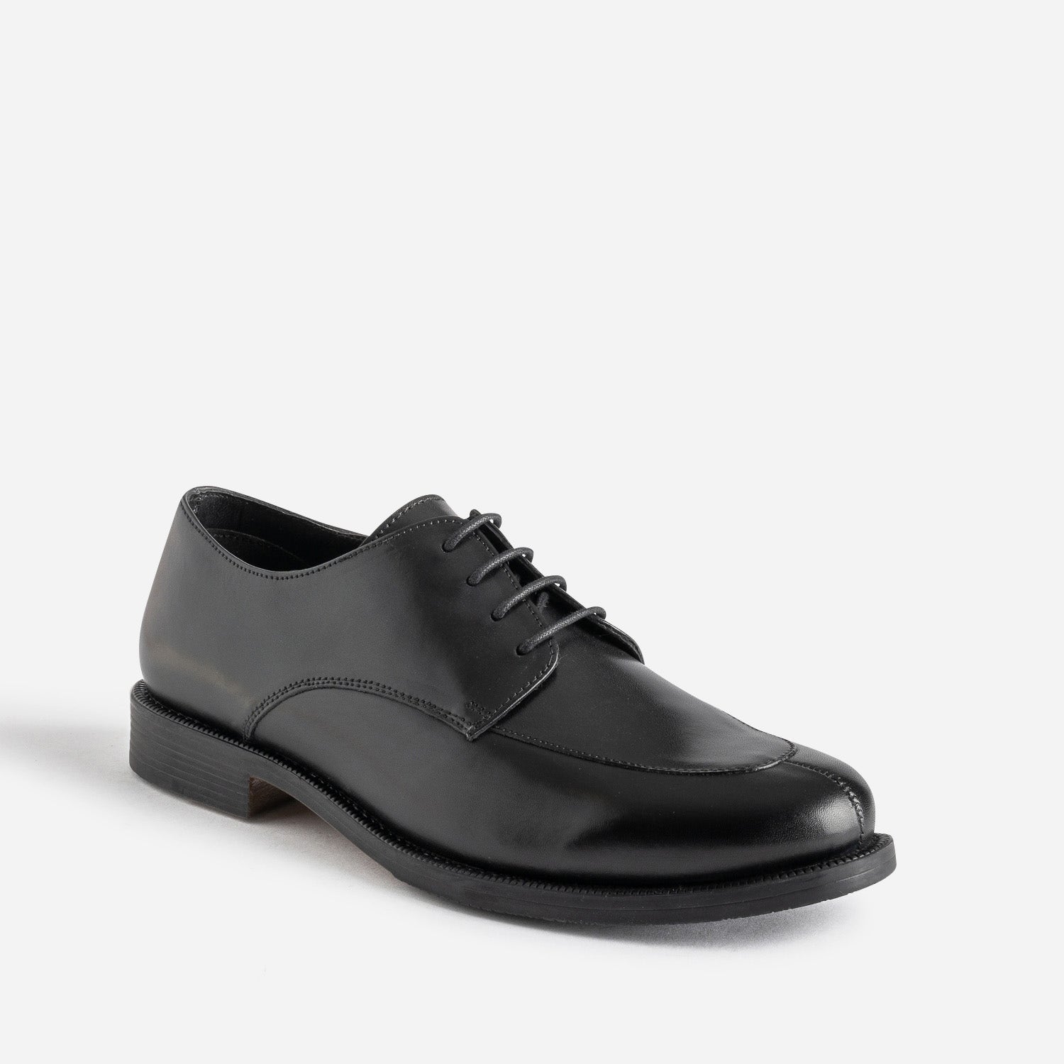 Derby noir cuir