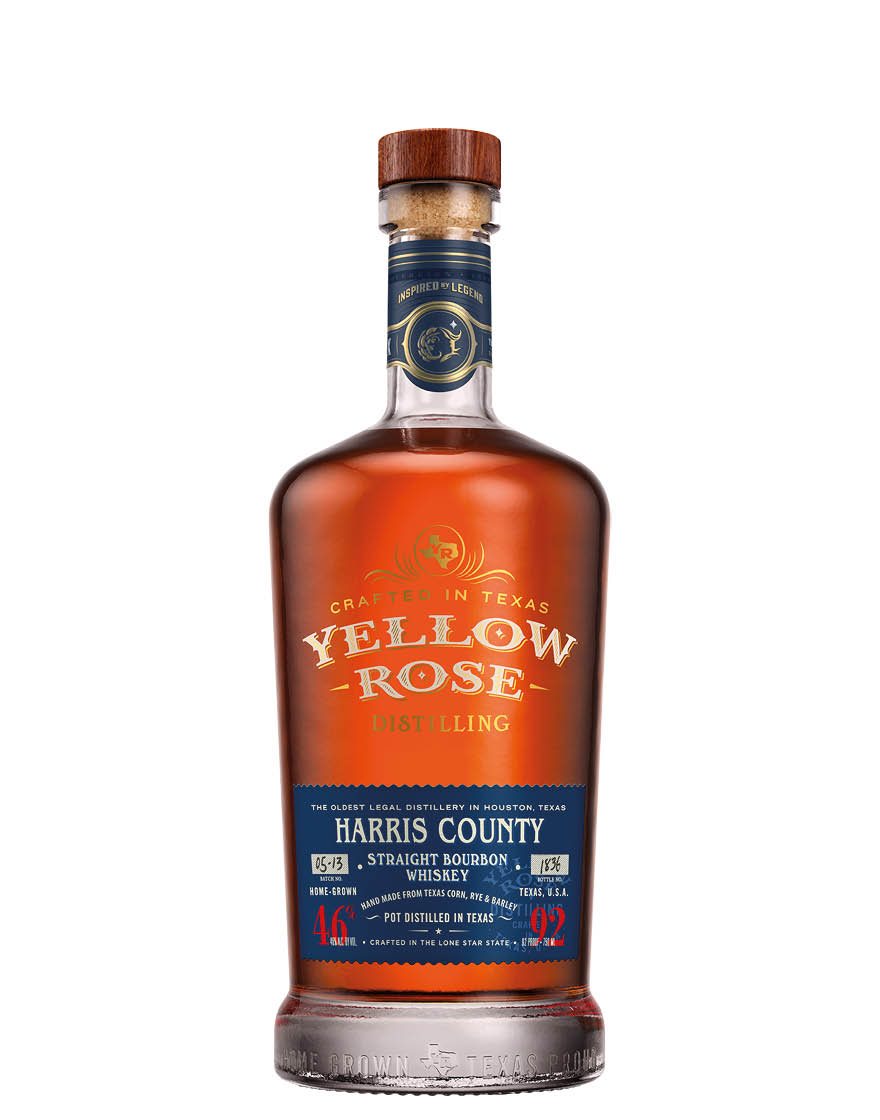 Harris County Straight Bourbon Whiskey Yellow Rose 0,7 ℓ