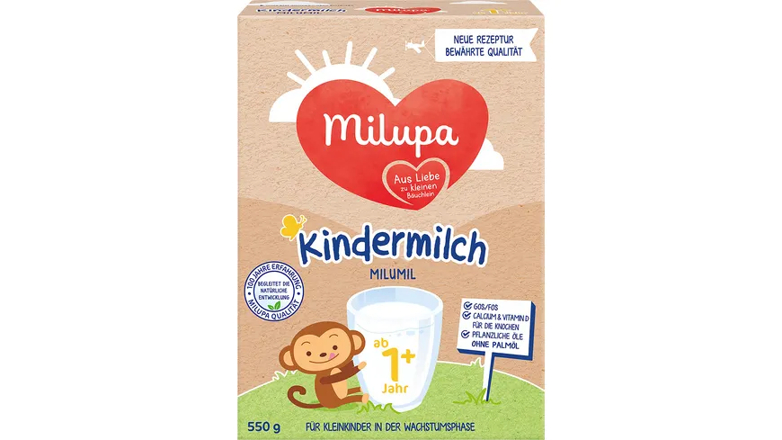 Milupa Milumil Kindermilch 1+ ab 1 Jahr 550 g