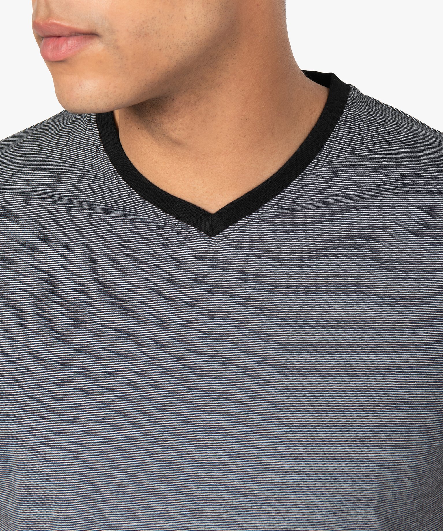 Pyjashort homme bicolore en coton noir | GEMO