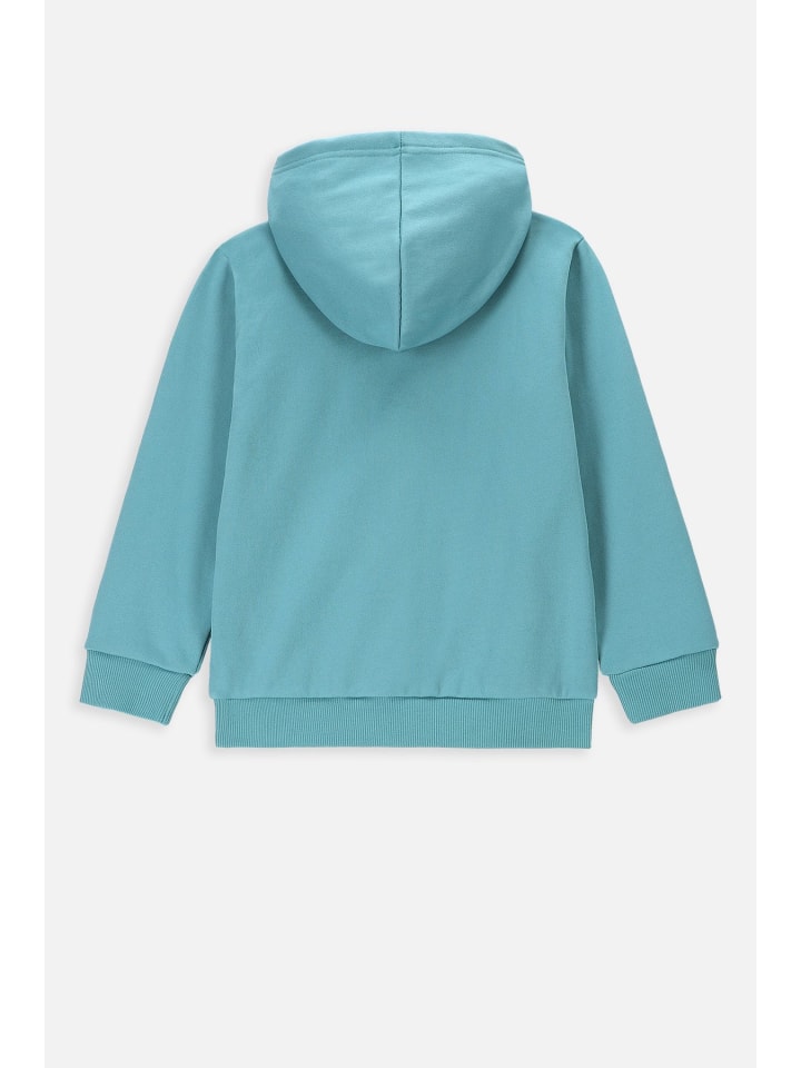 Coccodrillo Sweatshirt mit Reißverschluss in blau günstig kaufen