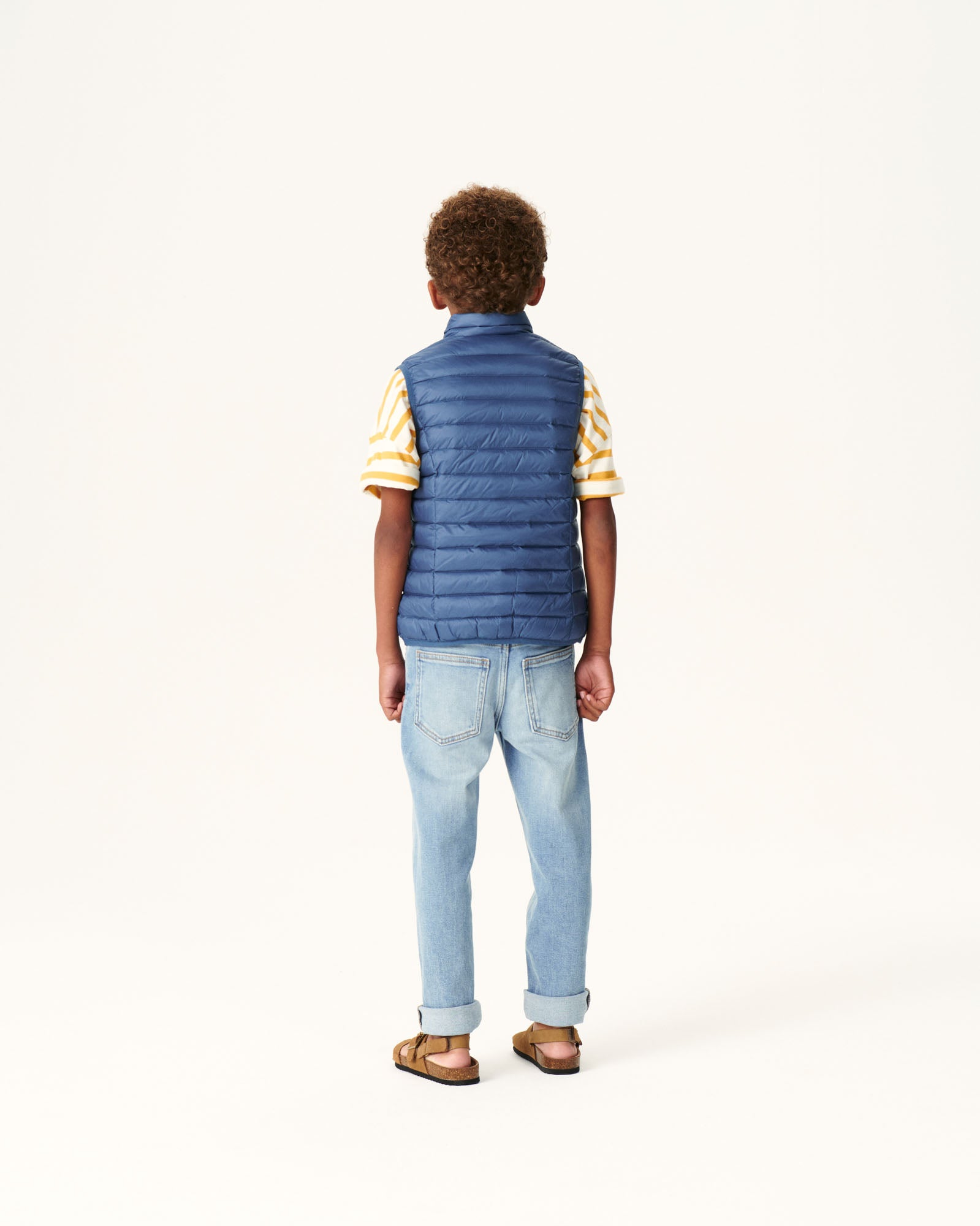 Doudoune sans manches enfant Bleu jeans Zoe