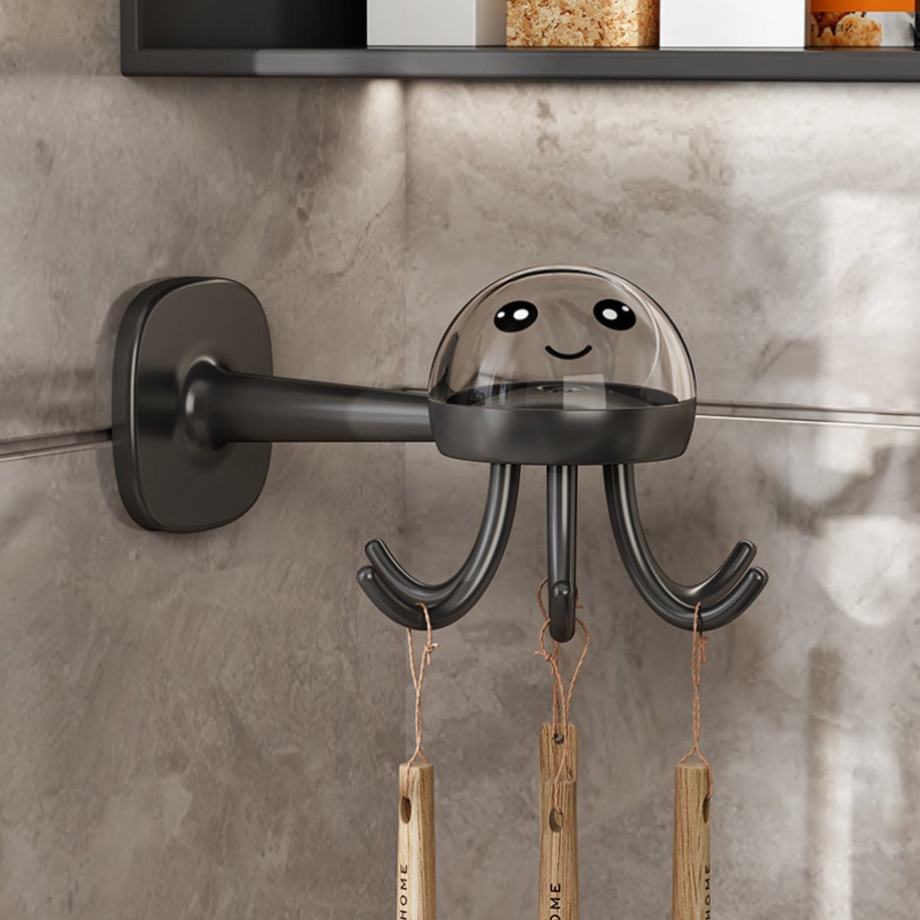 Union Reisen Wandhaken 2-teilige, stanzfreie, multifunktionale, drehbare Haken, (2-St)