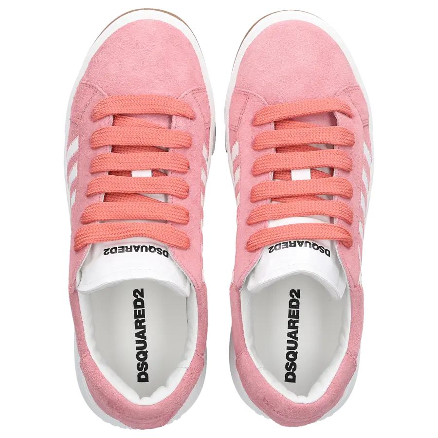 Dsquared2 - Sneaker low BUMPER Veloursleder - pink