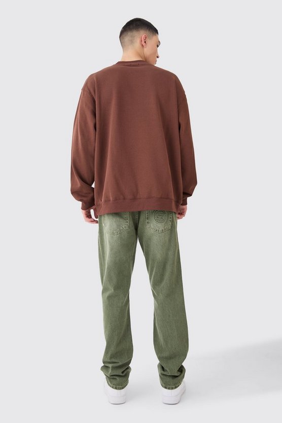 Man Print Sweatshirt