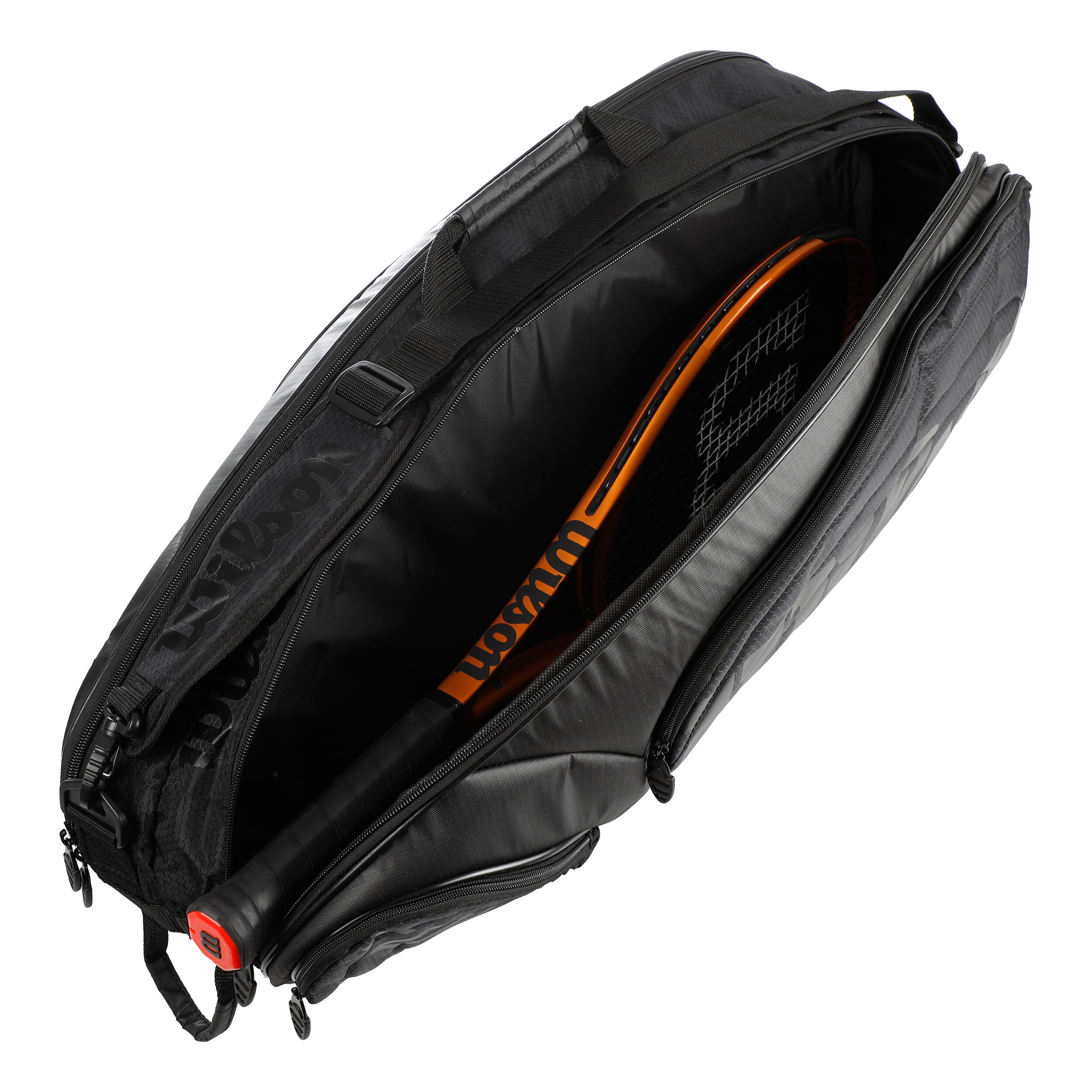 Tour Schlägertasche 6er Special Edition - Schwarz, Schwarz Glänzend
