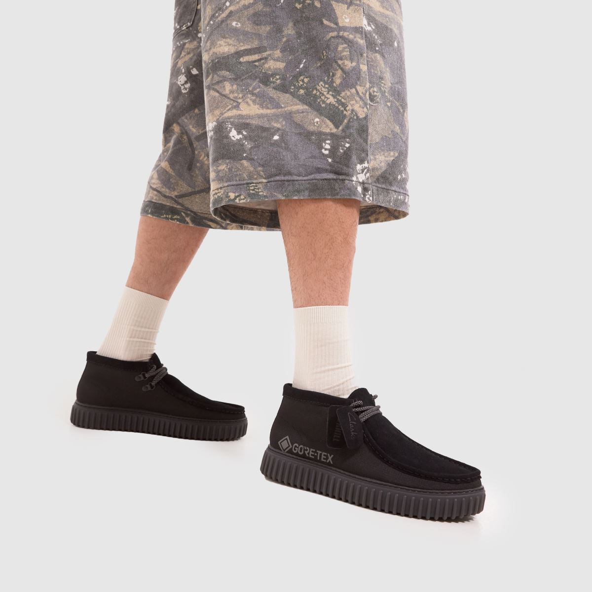 Clarks Torhill Hi Gore-Tex cipő fekete színben
