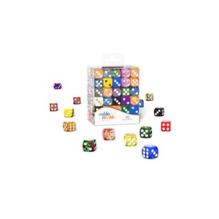 Oakie Doakie Dice W6 Würfel Pack 16 mm Mixed (120)