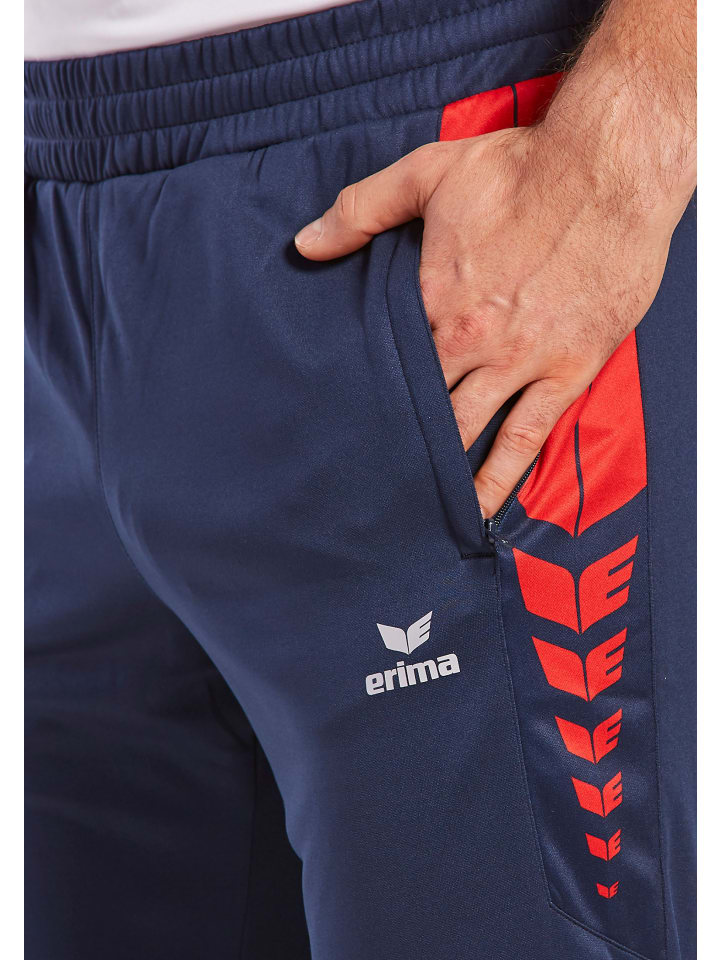 erima Six Wings Trainingshose in new navy/rot günstig kaufen