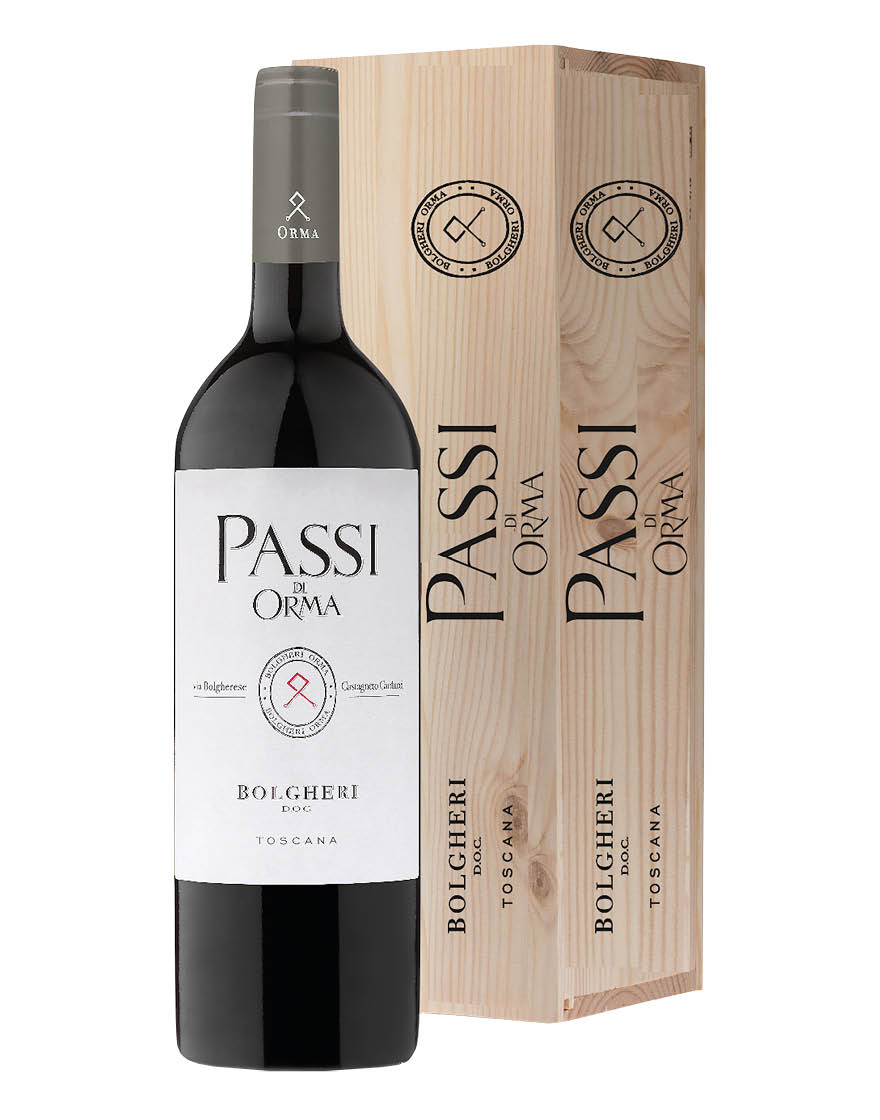 Bolgheri DOC Passi 2022 Orma Magnum 1,5 ℓ, Caisse bois
