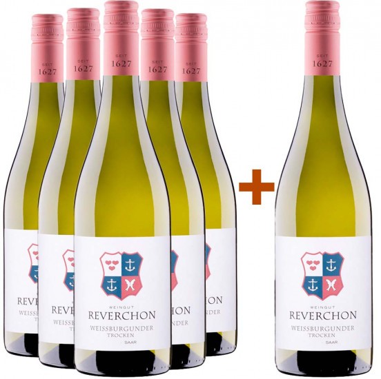 5+1 Paket Weißburgunder trocken - Weingut Reverchon
