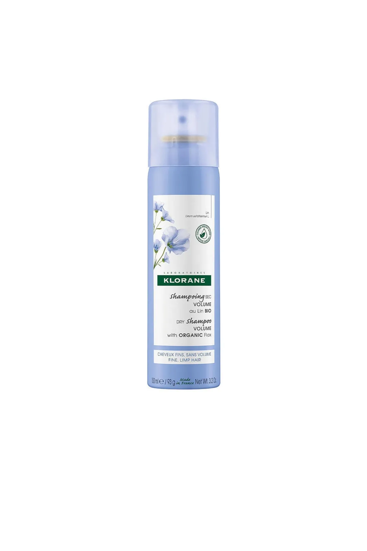 Klorane  Volumen Champú En Seco Al Lino Bio Klorane 150 ml