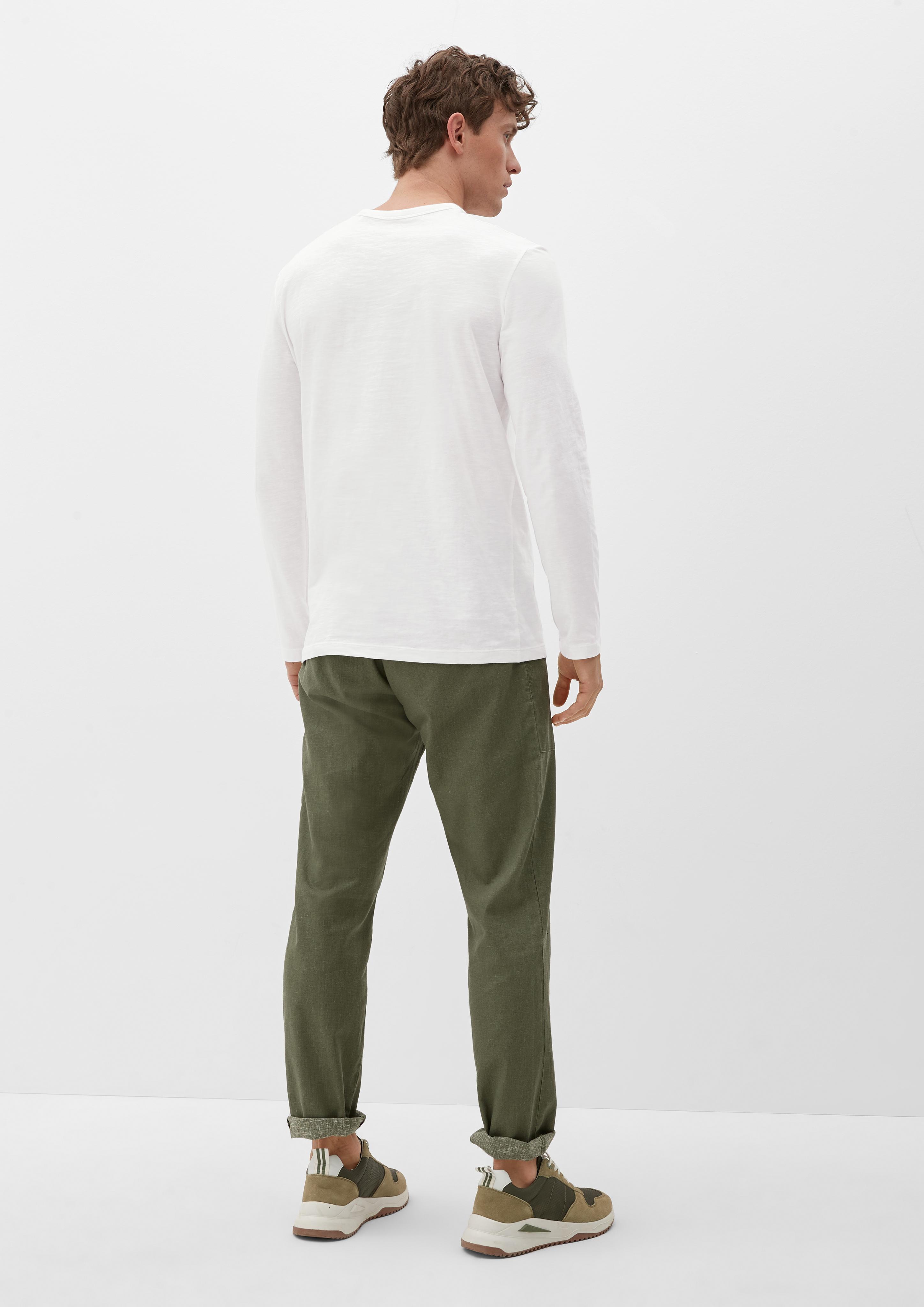 Longsleeve mit Flammgarnstruktur  2129144-0120
