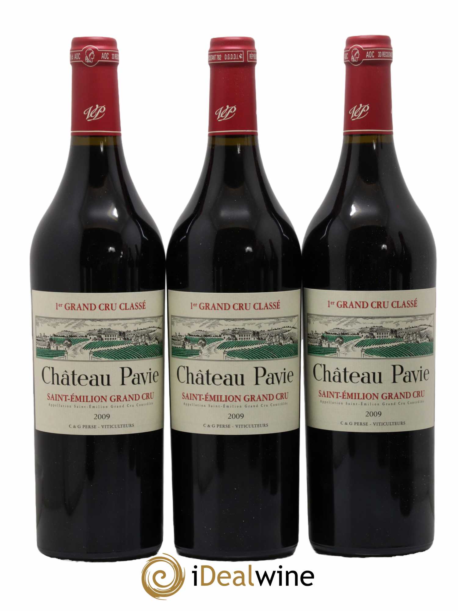 Château Pavie 1er Grand Cru Classé A  2009 - Lot de 6 Bouteilles