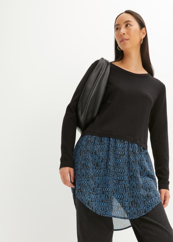 Pullover mit Rockansatz