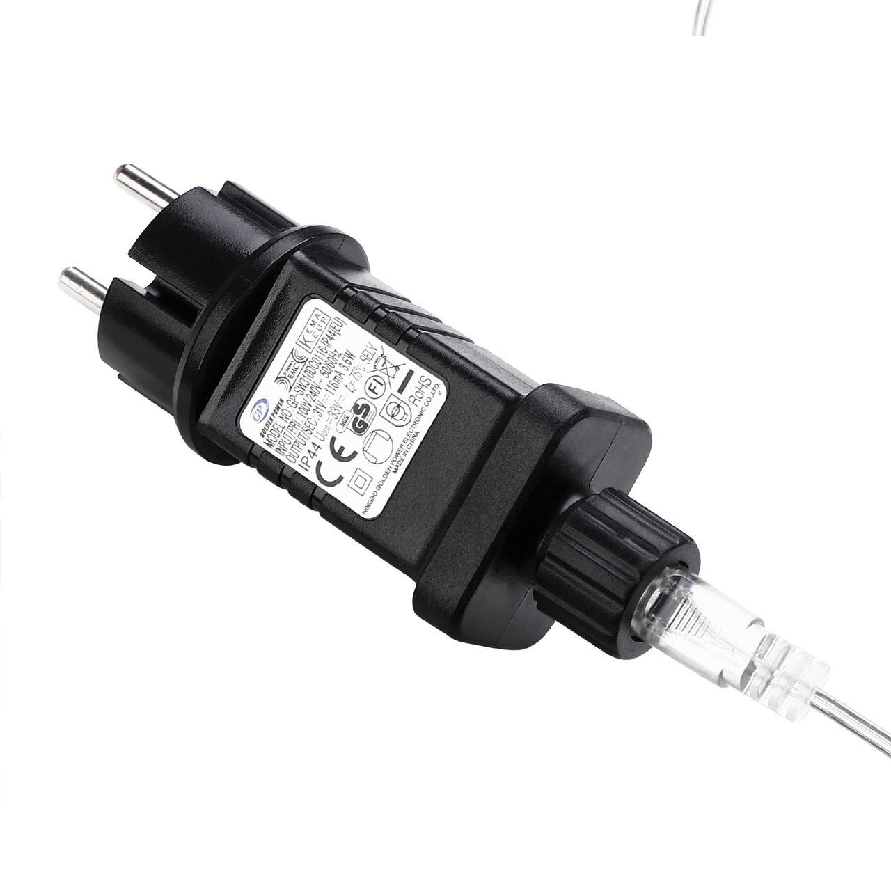 DEUBA Lichterkette Eiszapfen 80 LED 13m weiß