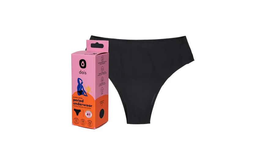 dais Periodenunterwäsche Cheeky schwarz