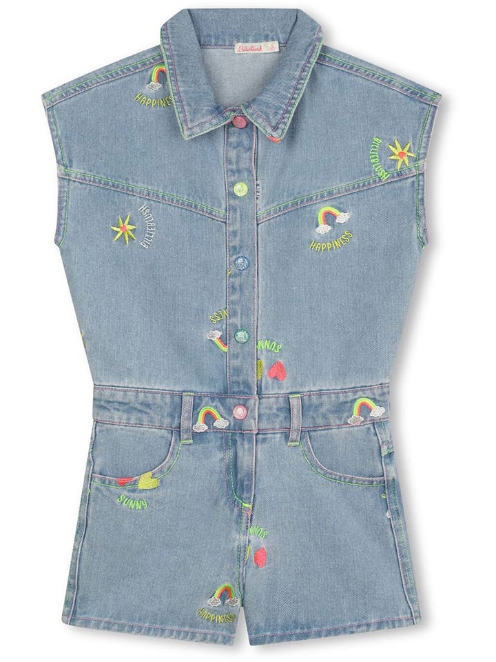 Billieblush Jeans-Jumpsuit in Hellblau günstig kaufen