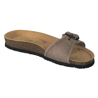 Natural World Niza Pantolette in braun