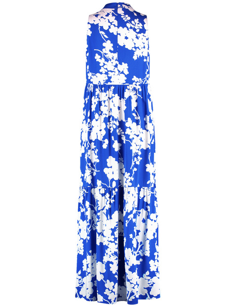 Ausgestelltes Stufenkleid mit Floralprint
