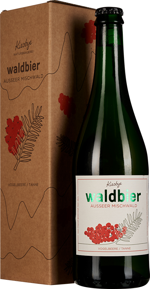 Kiesbye Waldbier Ausseer Mischwald Vogelbeere/Tanne 2023 im Geschenkkarton