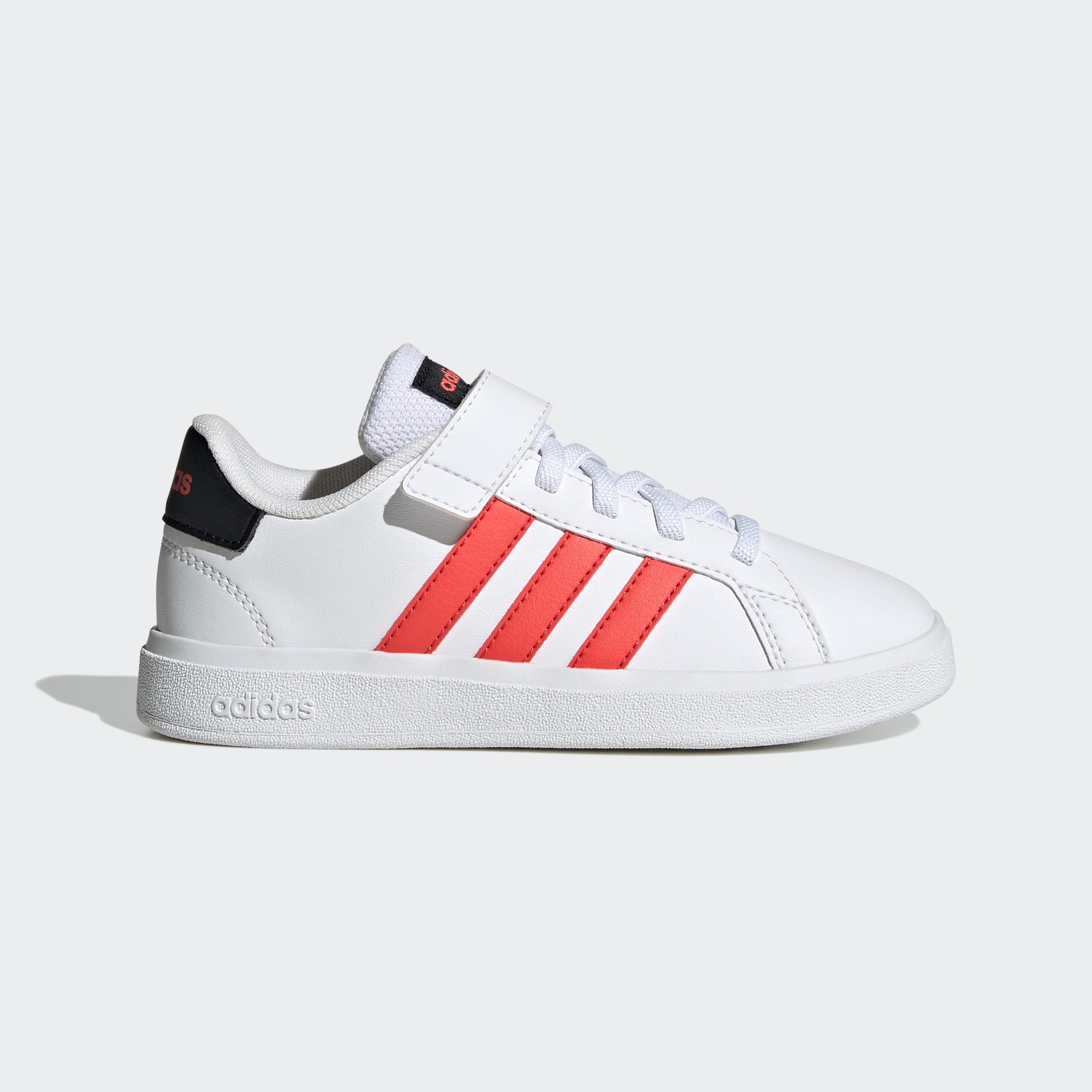 adidas Sportswear GRAND COURT COURT ELASTIC LACE AND TOP STRAP Sneaker Design auf den Spuren des adidas Superstar