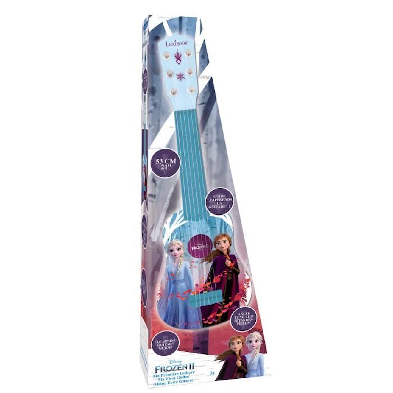 LA REINE DES NEIGES 2 Ma première guitare 53 cm LEXIBOOK bleu