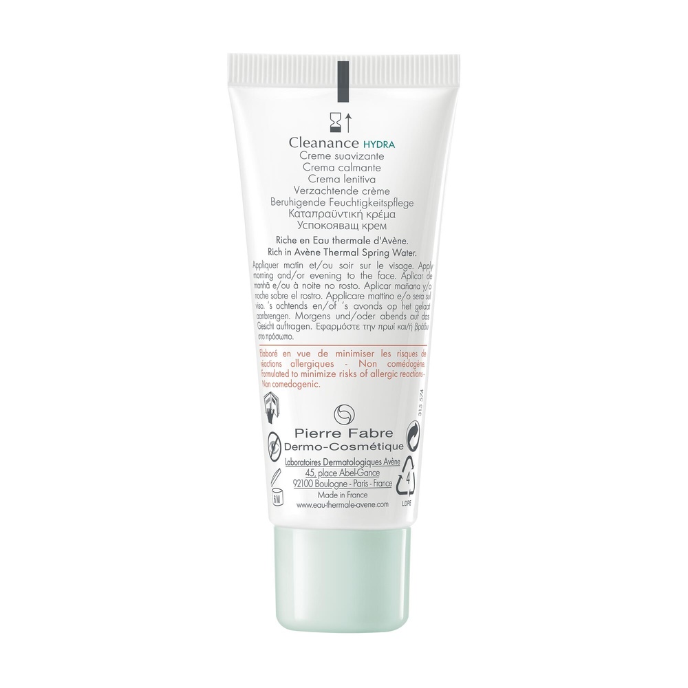 Avène CLEANANCE HYDRA Crème apaisante 40ml Crème apaisante