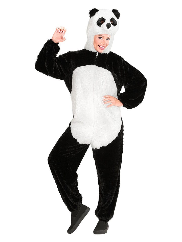 Carnival Party Kostümoverall ''Panda'' in Schwarz/ Weiß günstig kaufen